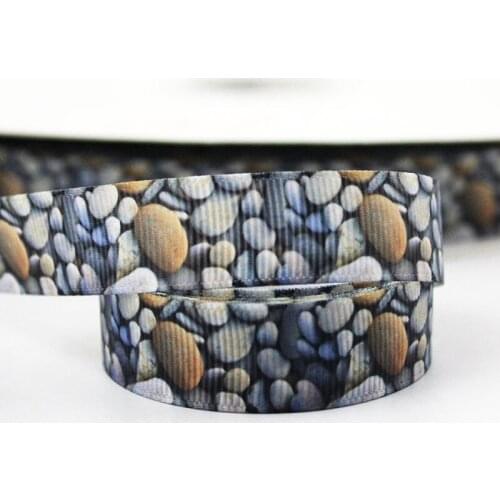 Colored stones printed grosgrain ribbon 9-75mm DIY handmade materials christmas wedding gift wrap tape ribbons