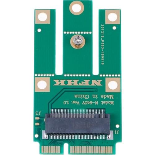For Wifi Bluetooth Wireless Card A+E Key A Key M.2 NGFF Wireless Module To MINI PCIE Adapter