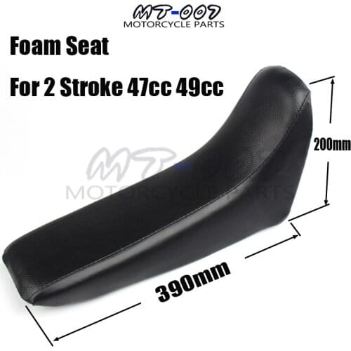 Two stroke Foam Seat for Mini Apollo Orion 47cc 49cc Kids Dirt Bike 2 Stroke minimoto Black