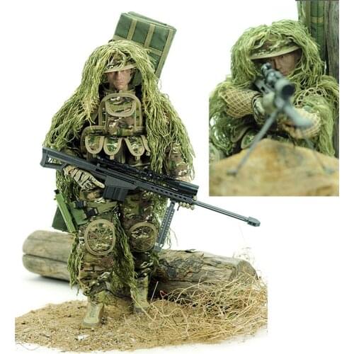 30cm 1:6 Realistic Soldier Military Action Figures Toy Gift With Movable Joint For Children Kids Gift - All Terrain Sniper