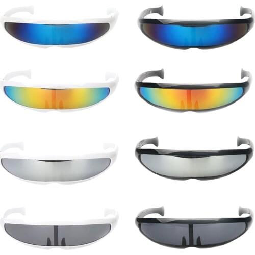 Futuristic Cyclops Vintage Sunglasses Cosplay Costume Party Glasses Photo Prop