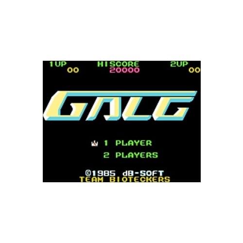 Galg Region Free 8 Bit Game Card For 72 Pin Video Game Player