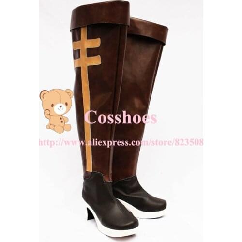 Custom made Hungary Shoes boots from Axis Powers Hetalia Cosplay