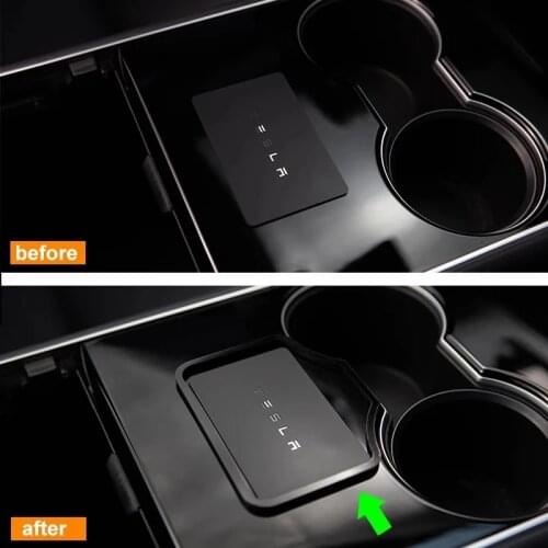 Engine Start Card Key Position Decoration For Tesla Model 3 Model Y Card Slot Nracket Car Holder Frame Accessories