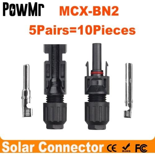 5 Pairs Male and Female Solar Panel Connector Used for Solar Cable Suitable Cable Cross Sections 2.5mm2~6.0mm2