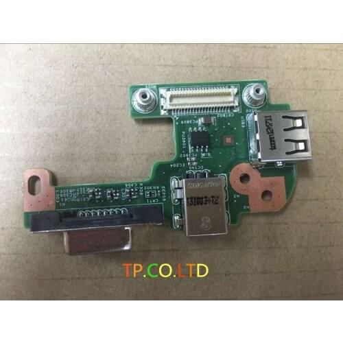 Original DC POWER JACK PORT VGA USB 2.0 IO BOARD FOR DELL INSPIRON N5110 48.4IF05.011 DQ15DN15 CRT BOARD