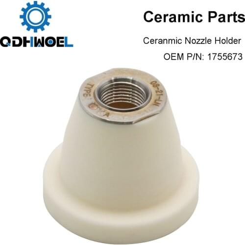 QDHWOEL Trumpf Laser Ceramic Nozzle Holder OEM PIN 1755673 For Fiber Laser Cutting Head Free Shipping