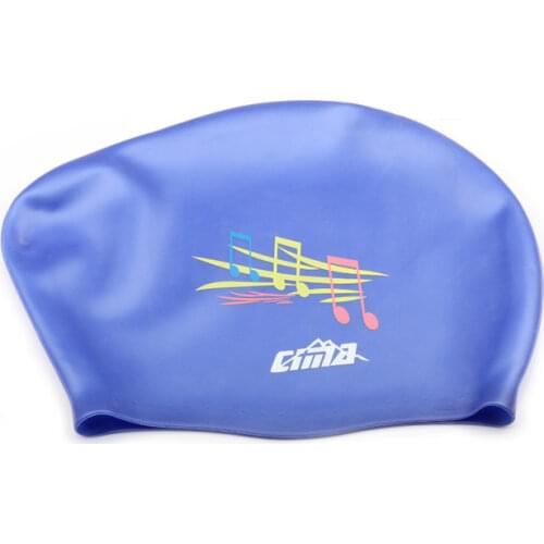 Women Swimming Caps Long Hair Large Ear Protect Silicone Waterproof Adult Piscina Flexible Gorras Hat Elastic Swim Pool