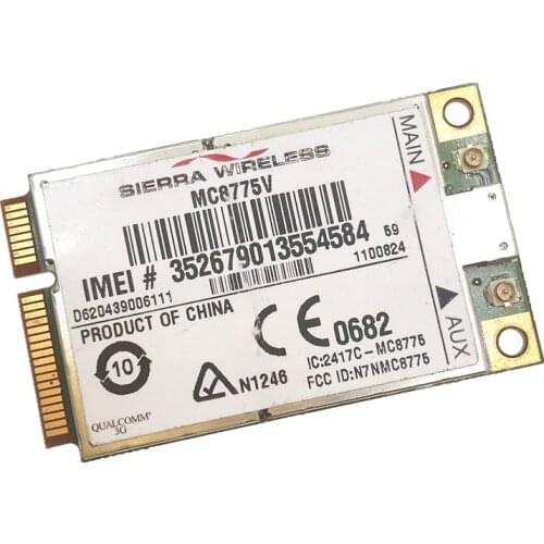 Sierra MC8775V 2G 3G HSPA GSM GPRS EDGE WiFi WWAN Wireless WLAN Mini PCIe Card