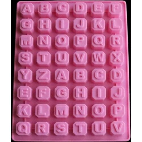 Silicone Baking Mould English Words Letters Alphabets Ice Chocolate Candy Mold Chocolate Soap Fingure Mould