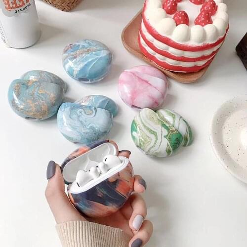 Brand New and High Quality Luxury Marble Pattern Headset Case Hard PC Protective Cover Shell for Huawei-Freebuds 3 Earphone