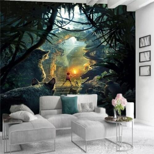 3d Modern Mural Wallcovering Horror Animal Land Retro European Living Room Bedroom Kitchen Home Improvement Painting Wallpapers