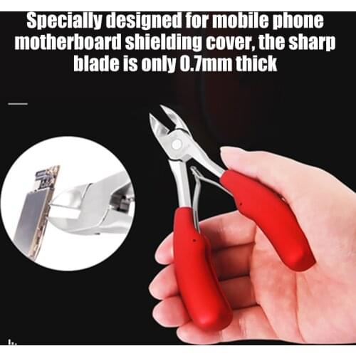 High Quality Repair Pliers Handle tools Mobile Diagonal Nose Wire Pliers Phone Mainboard Maintenance Shield Special Cutting