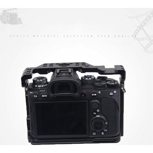 Protective Camera Cage with Hot Shoe Mount for Sony A9 II Alpha Camera Case Accessories Shooting Video Film Making Stabilizer