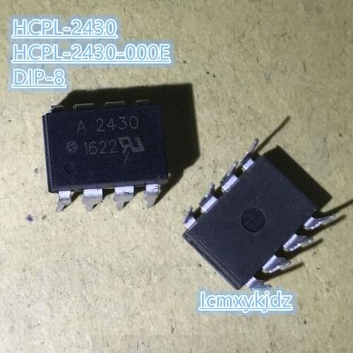 1Pcs/Lot , A2430 HCPL-2430-500E HCPL-2430 HCPL2430 DIP-8/SOP-8 ,New Original Product New original fast delivery