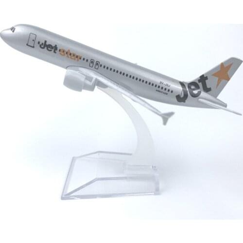 16cm Alloy Aircraft Model Jetstar Aviation Equipment Aircraft Model Automobile Accessories Diecast Aircraft Toys Airplane Airlin