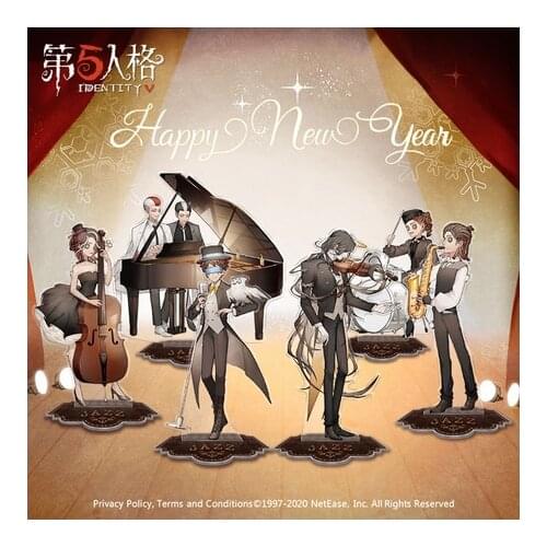 2021 Anime Identity V Jazz Night Theme Matha Behamfil Naib Eli Clark Gifts Demi Bourbon Acrylic BL Stand Figure Model Cosplay