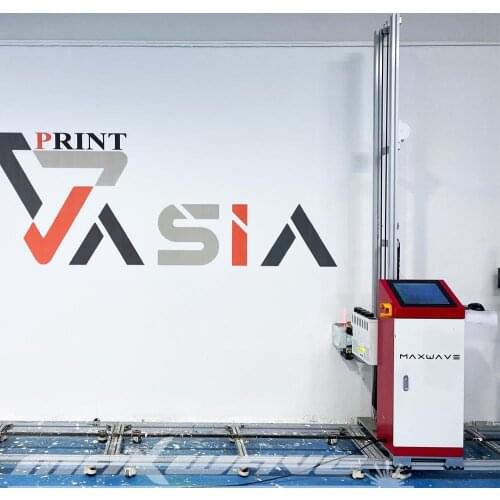 Maxwave 3d vertical mural wall printer machine For All Different Vertical Wall Surfaces With Double Heads