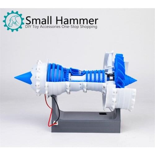 Aero Engine Turbo Fan Engine Model Air Engine Model Electric 3D Printer