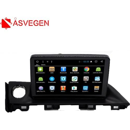 9'' Quad Core Android 7.1 Car GPS Navigation HD Touch Screen Bluetooth Multimedia Audio Player For Mazda Atenza 6 2017