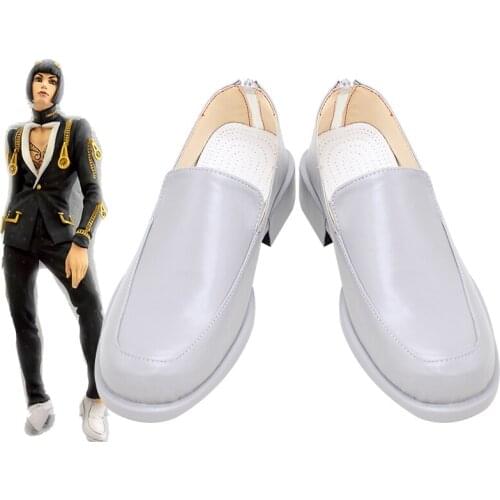 JoJos Bizarre Adventure Golden Wind Team Bucciarati Squadra Guardie del corpo Bruno Bucciarati DXF Ver Anime Cosplay Shoes X002