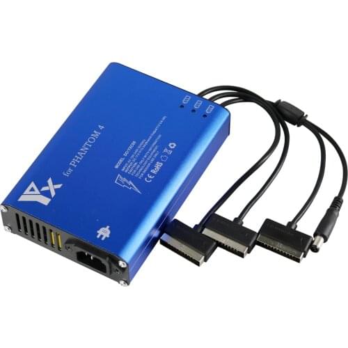 4in1 For Phantom 4 Series Home Charger for DJI Phantom 4/4 PRO/4 Advanced Battery Control+2 USB Port Quick Parallel Charging Hub