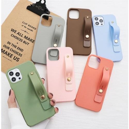 Wrist Strap Stand Case For Samsung Galaxy A12 A32 A52 A72 A20E A21S A31 A40 A50 A51 A70 A71 S21 Ultra S9 S10 S20 Plus TPU Cover