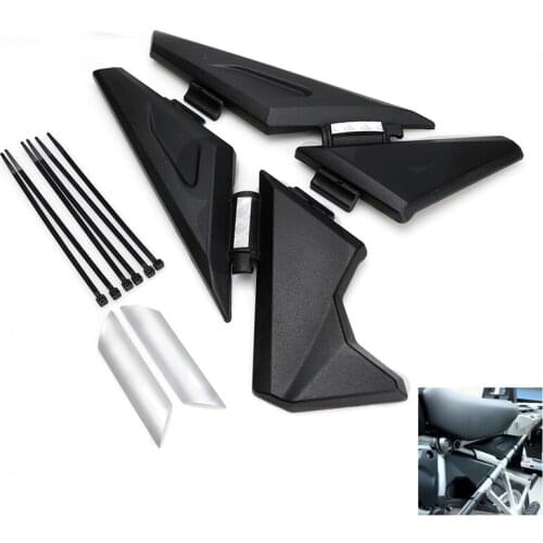 For BMW R1200GS LC / R1200 GS LC ADV Adventure 2014 2015 2016 2017 2018 Side Frame Panel Guard Protector Cover Black Motorcycle