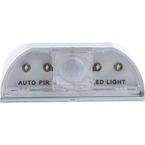 PIR Infrared IR Wireless Auto Sensor Motion Detector Keyhole Light 4 LED Lamp