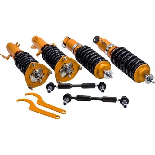 Tuning Coilover Kit for Mini Cooper R56 2007-2013 Adj Damper Shock Absorbers Front Rear Camber Mount Top