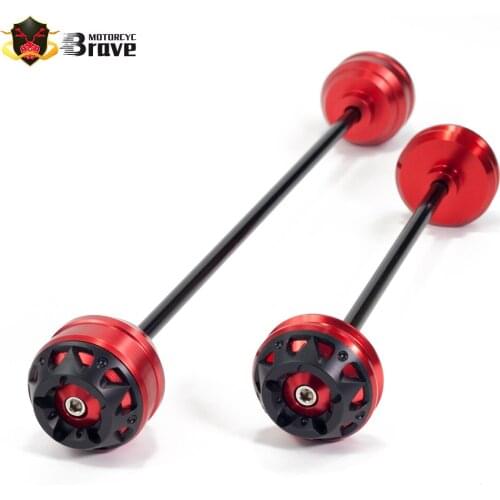 Front and Rear Axle sliders Fork wheel protection Crash pad kit For Yamaha TMAX 530 T MAX 2012 2013 2014 2015 2016