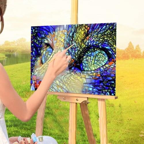 Cat Animal DIY Paint By Numbers Set Oil Paints 50*70 Boards By Numbers Home Decoration For Wholesale