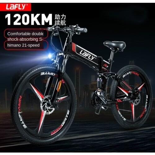 R3 national standard electric bicycle folding 48V lithium assisted mountain bike cross-country variable speed 26-inch walking