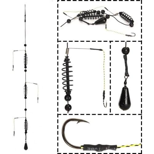 80%HOTString Hook Lightweight Easy to Carry Durable Fishing Spring Carp Feeder for Outdoor