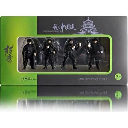XCARTOYS Resin Figure Policemen Set 1:64