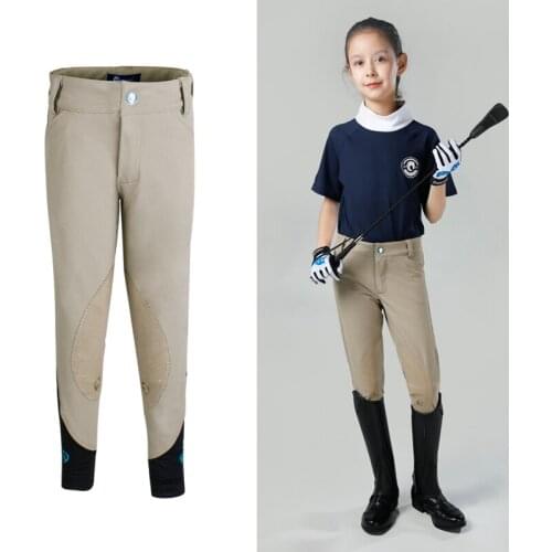 New Summer Childrens Men And Women Comfortable And Breathable Equestrian Clothing Wear-resistant Non-slip Riding Breeches