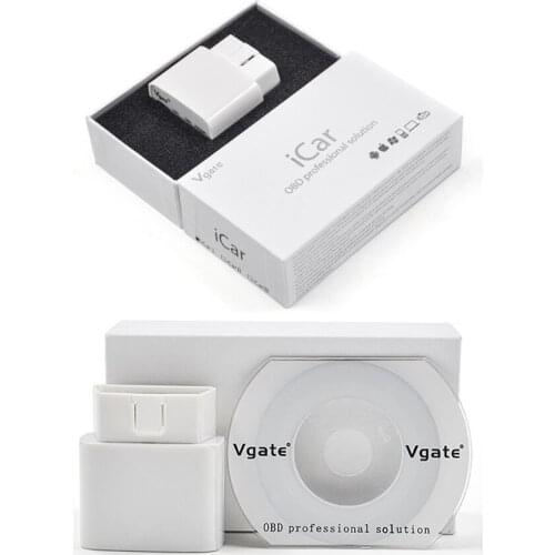 Original Vgate iCar ELM327 Bluetooth OBD2 ELM 327 ICAR1 BT3.0 OBDII For Android Car Diagnostic Tool Code Reader