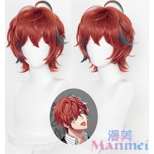 Division Rap Battle Hypnosis MIC Doppo KannonzaKa Wigs Heat Resistant Synthetic Hair Cosplay Costume Wig + Wig Cap