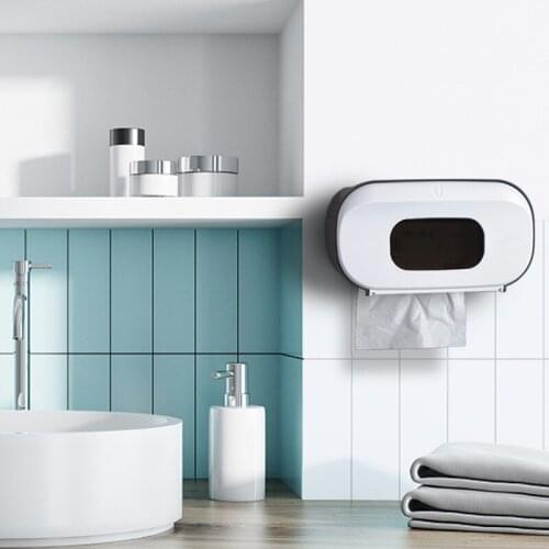 Plastic Waterproof Toilet Paper Holder Portable Tissue Box For Toilet Home Bathroom Storage Box Bathroom Accessories KA1014