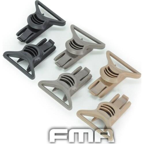 36MM Width Goggle Swivel Clips for Tactical Helmet Side Rail Fastener Buckle BK/DE/FG