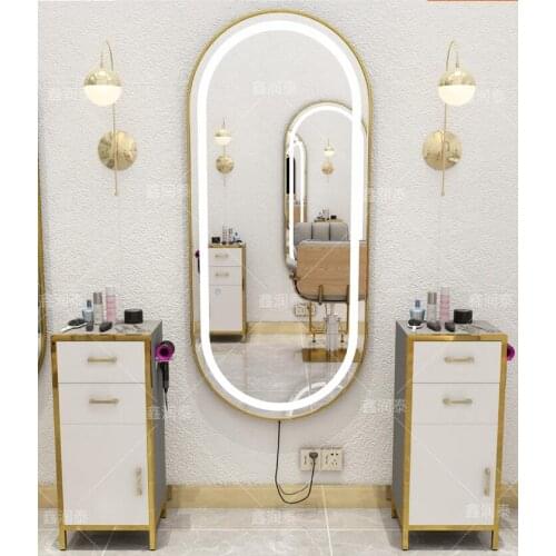 Barber shop tool cabinet hair salon special tool cart simple hair cutting cabinet tool table locker