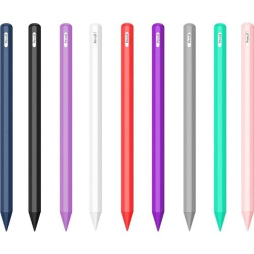 Silicone Case for Apple Pencil 2nd Generation Protective Sleeve iPencil 2 Grip Skin Cover Holder for iPad Pro 11 12.9inch 2018