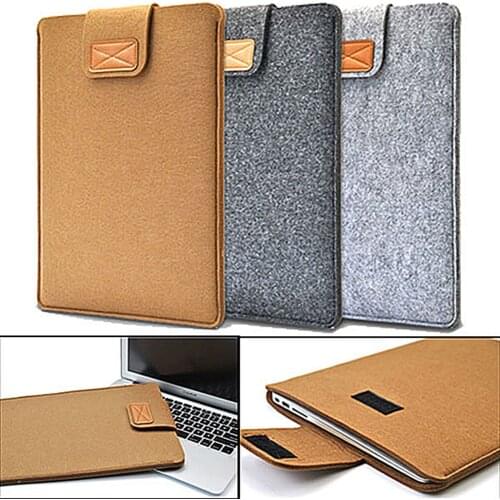 Notebook Bags Laptop Bag Business Handbag Soft Anti-Scratch Felt Protect Bag Case Cover Fit for Macbook Ultrabook Laptop Tablets
