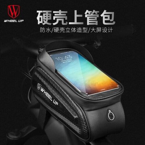 Rainproof Bicycle Bag Frame Front Top Tube Cycling Bag Reflective 6.5in Phone Case Touchscreen Bag MTB Bike Accessories