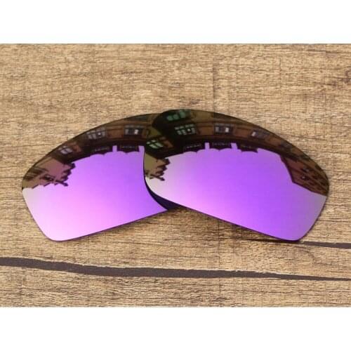 Vonxyz Violet Mirror Polarized Replacement Lenses for-Oakley Monster Pup Frame
