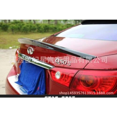 Fit for Infiniti Q50L ABS rear spoiler rear wing with customize DIY color spoiler No paint spoiler