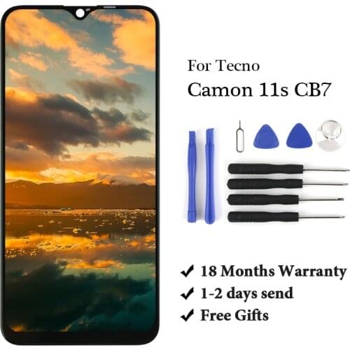 10pcs For Tecno camon 11S CB7 LCD Touch Screen Digitizer Assembly for tecno display screen replacement good quality phone parts