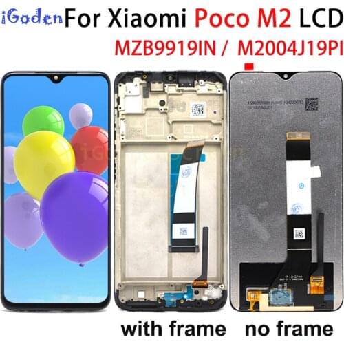 6.53'' Original For Xiaomi Poco M2 LCD MZB9919IN M2004J19PI Touch Screen Display Digitizer Assambly Replacement For Poco M2 LCD
