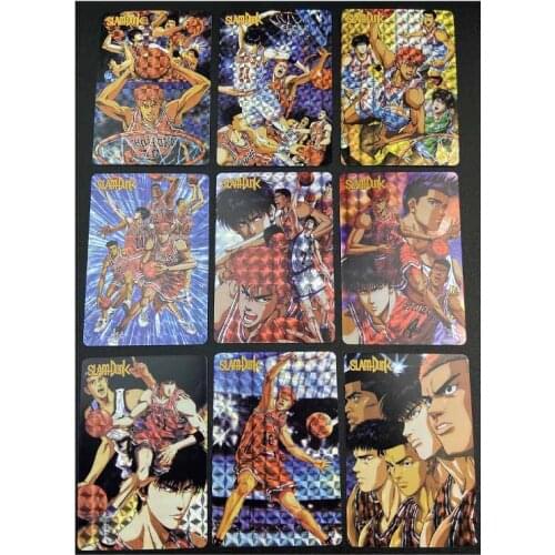 9pcs/set SLAM DUNK Toys Hobbies Hobby Collectibles Game Collection Anime Cards
