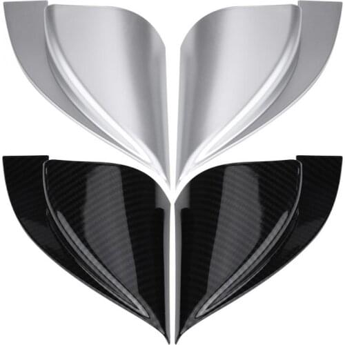 Car Accessories Front Door A Pillar Triangle Cover Trim for Hyundai Encino Kauai Kona 2017 2018 2019 2020 SUV Chrome/Carbon